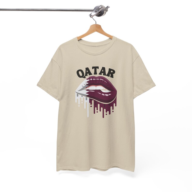 Qatar-tröja, Qatar Lips-tröja, Qatar-flaggtröja, Qatar-tröja, Qatar VM-tröja, Qatar fotbollströja, landströja, flaggtröja bild 20