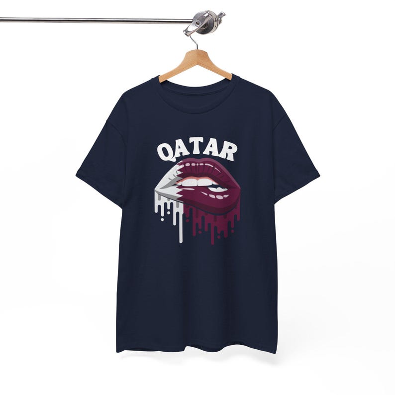Qatar-tröja, Qatar Lips-tröja, Qatar-flaggtröja, Qatar-tröja, Qatar VM-tröja, Qatar fotbollströja, landströja, flaggtröja bild 19
