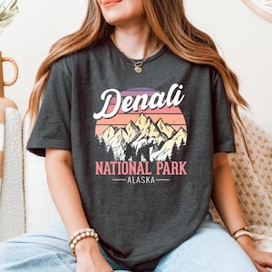 Denali National Park T-shirt, Nature Lover Gift, Adventure Apparel, Outdoor Travel Tee, Hiking Shirt, Unisex Casual Wear
