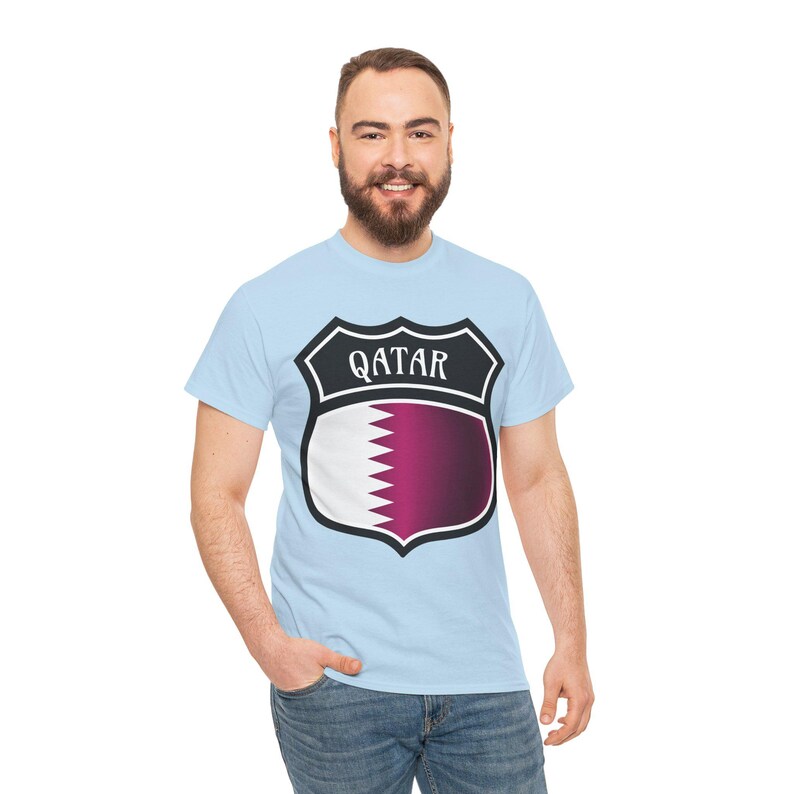 Qatar Shield Shirt, Qatar Shirt, Qatar Flag shirt, Qatar soccer shirt, Qatar world cup shirt, qatar jersey, Qatar futbol, country shirt image 9