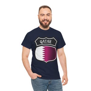 Qatar Shield Shirt, Qatar Shirt, Qatar Flag shirt, Qatar soccer shirt, Qatar world cup shirt, qatar jersey, Qatar futbol, country shirt image 11
