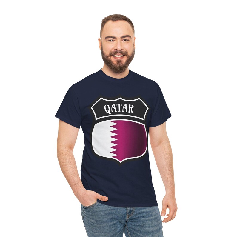 Qatar Shield Shirt, Qatar Shirt, Qatar Flag shirt, Qatar soccer shirt, Qatar world cup shirt, qatar jersey, Qatar futbol, country shirt image 11
