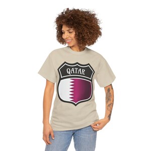 Qatar Shield Shirt, Qatar Shirt, Qatar Flag shirt, Qatar soccer shirt, Qatar world cup shirt, qatar jersey, Qatar futbol, country shirt image 6