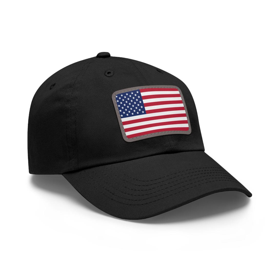 USA Flag Hat, Patriotic Trucker Patch Hat, 4th of July Hat, American ...