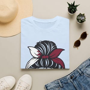 Qatar Shirt, Qatar Flag Shirt, Qatar Jersey, Qatar Messy Bun, Qatar Bun Shirt, Qatar Soccer, Qatar World cup shirt, Country Shirt, Flagshirt image 15