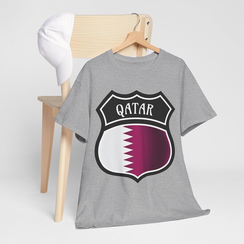Qatar Shield Shirt, Qatar Shirt, Qatar Flag shirt, Qatar soccer shirt, Qatar world cup shirt, qatar jersey, Qatar futbol, country shirt image 4