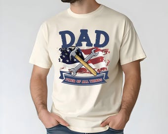 Camiseta para papá, camiseta para papá, camiseta para papá, regalo del Día del Padre, camiseta para papá, camiseta para papá manitas, camiseta para papá manitas, camiseta para papá