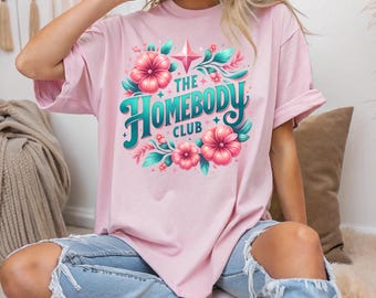 Camiseta del Club de los Hogareños, Camiseta para los Hogareños, Regalos para los Hogareños, Camiseta Antisocial, Camiseta de Modo Tranquilo, Camiseta para Quedarse en Casa, Camiseta Introvertida, Camiseta Acogedora