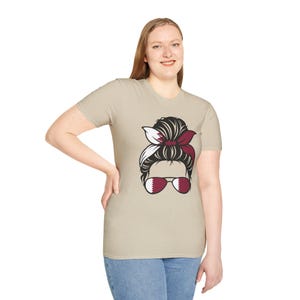 Qatar Shirt, Qatar Flag Shirt, Qatar Jersey, Qatar Messy Bun, Qatar Bun Shirt, Qatar Soccer, Qatar World cup shirt, Country Shirt, Flagshirt image 6