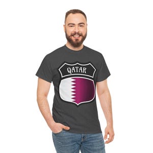 Qatar Shield Shirt, Qatar Shirt, Qatar Flag shirt, Qatar soccer shirt, Qatar world cup shirt, qatar jersey, Qatar futbol, country shirt image 10