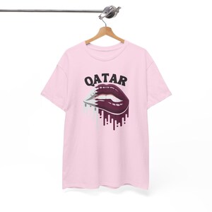 Qatar-tröja, Qatar Lips-tröja, Qatar-flaggtröja, Qatar-tröja, Qatar VM-tröja, Qatar fotbollströja, landströja, flaggtröja bild 17