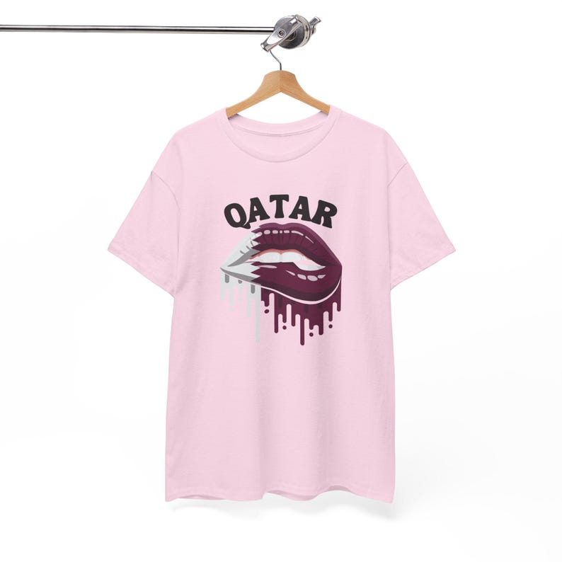 Qatar-tröja, Qatar Lips-tröja, Qatar-flaggtröja, Qatar-tröja, Qatar VM-tröja, Qatar fotbollströja, landströja, flaggtröja bild 17