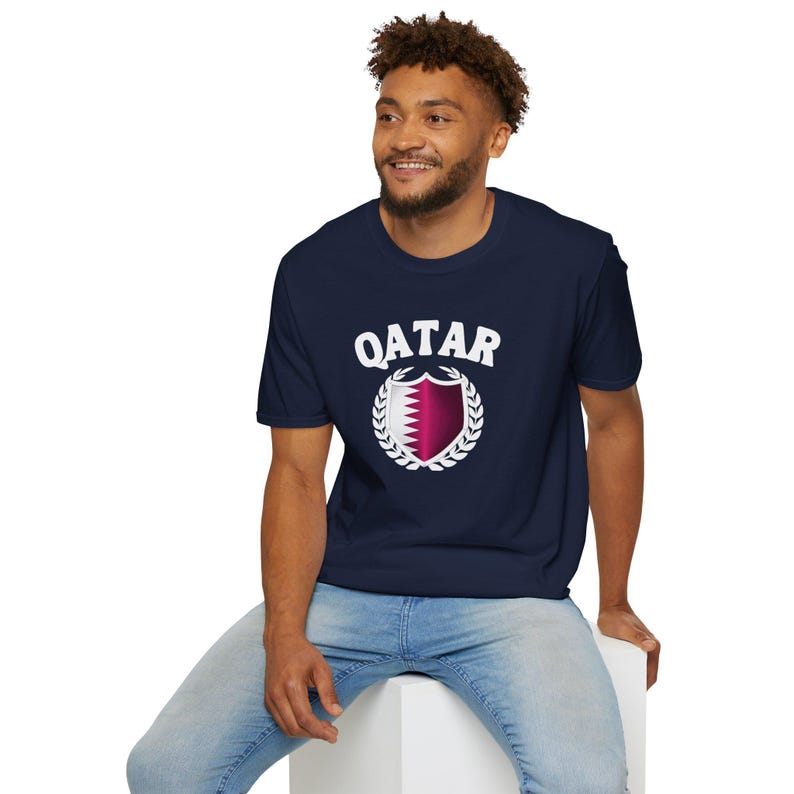 Camiseta de Qatar, Camiseta con la bandera de Qatar, Camiseta con el escudo de Qatar, Camiseta de Qatar para la Copa Mundial, Camiseta de fútbol de Qatar, Camiseta de Qatar, Fútbol de Qatar, Camiseta de país para adultos imagen 18