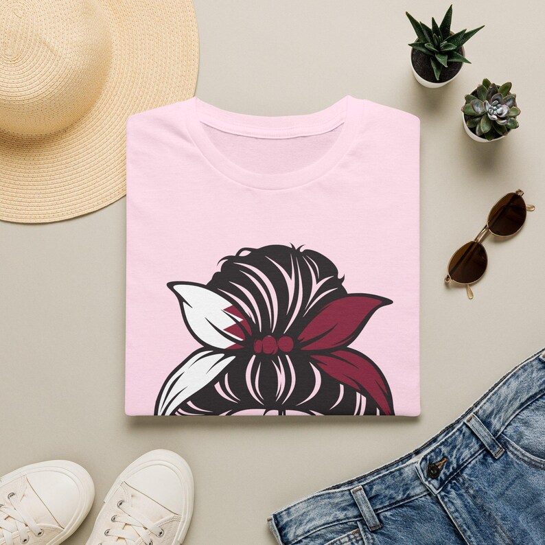 Qatar Shirt, Qatar Flag Shirt, Qatar Jersey, Qatar Messy Bun, Qatar Bun Shirt, Qatar Soccer, Qatar World cup shirt, Country Shirt, Flagshirt image 14