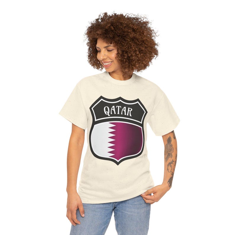 Qatar Shield Shirt, Qatar Shirt, Qatar Flag shirt, Qatar soccer shirt, Qatar world cup shirt, qatar jersey, Qatar futbol, country shirt image 7