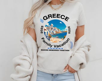 Greklands semester T-shirt – Greklandsskjorta, Greklands t-shirt, Greklands semesterfamilj 2025-skjorta, Greklandsfamiljskjorta, Greklandskläder, Europa-skjorta