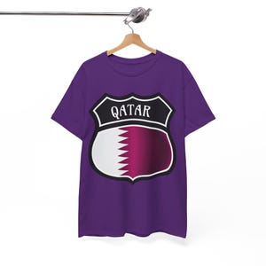 Qatar Shield Shirt, Qatar Shirt, Qatar Flag shirt, Qatar soccer shirt, Qatar world cup shirt, qatar jersey, Qatar futbol, country shirt image 14