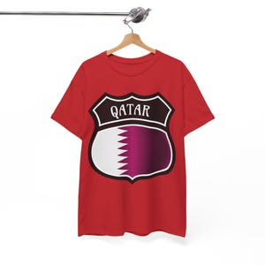Qatar Shield Shirt, Qatar Shirt, Qatar Flag shirt, Qatar soccer shirt, Qatar world cup shirt, qatar jersey, Qatar futbol, country shirt image 15