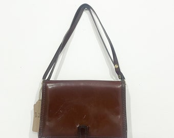 Vintage Brown Hard Leather Purse