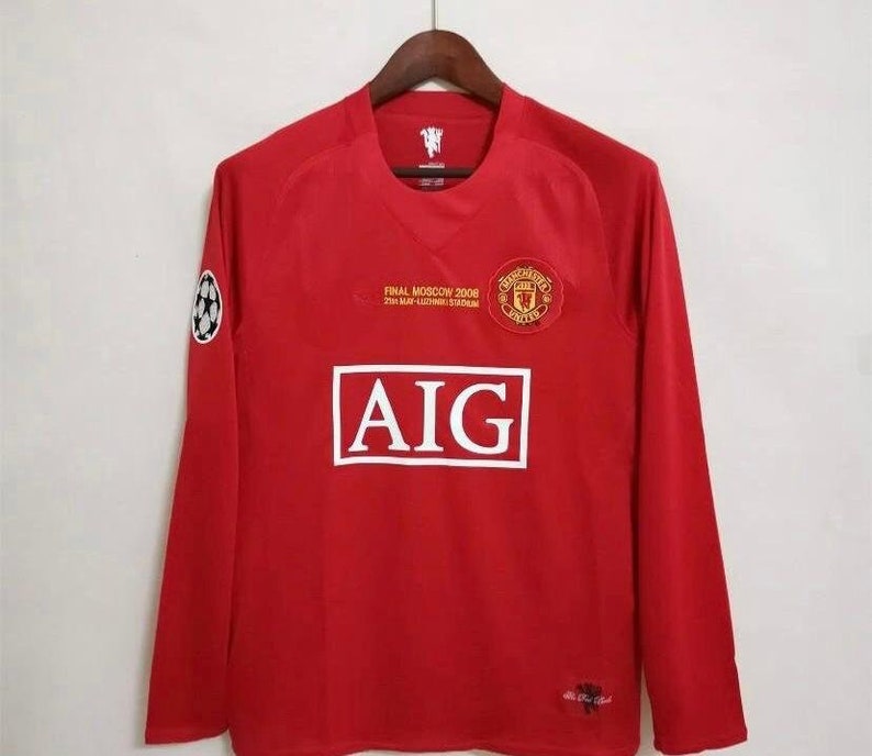 Cristiano Ronaldo Manchester United Jersey Retro 2008 Vintage - Etsy ...