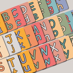 Alphabet Cards Printable for Preschool, Number Cards Printable for ...
