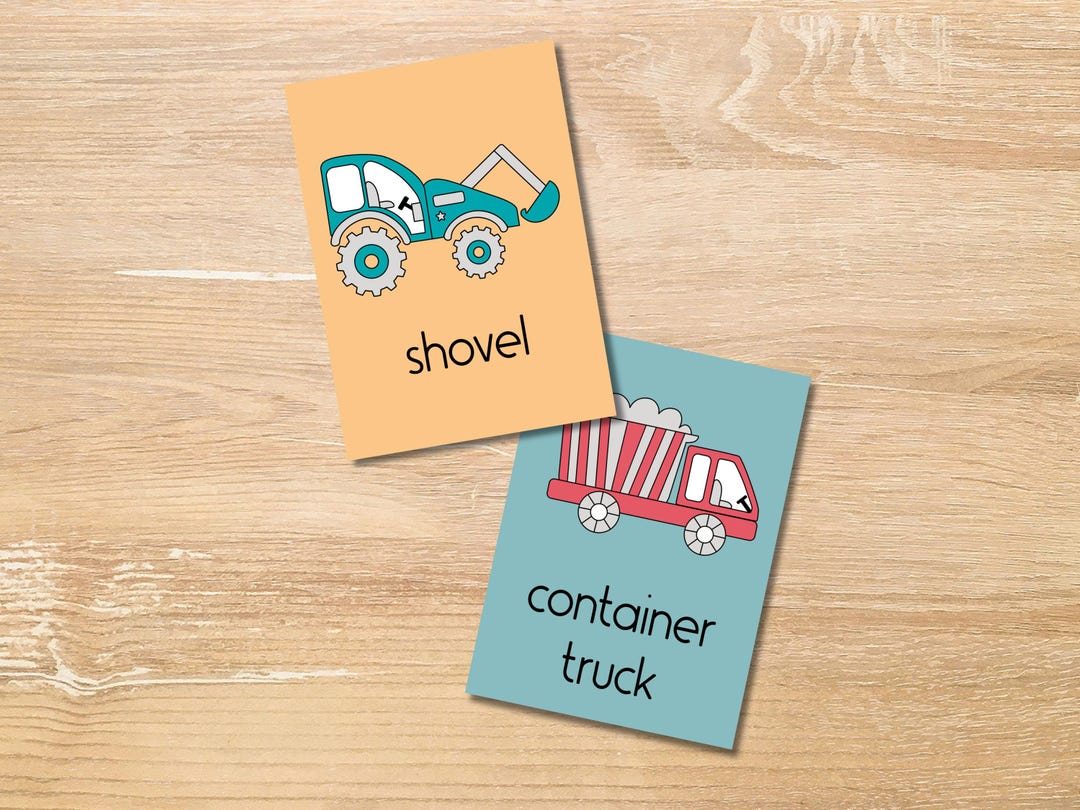 Printable Transportation Vehicle Flashcards for Kids — Preschool and ...