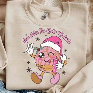 Conchita It's Cold Outside Sweatshirt,Gift ideas ,Christmas Crewneck,,Mexican Christmas Sweatshirt,Pan Dulce Shirt,Feliz Navidad Crewneck