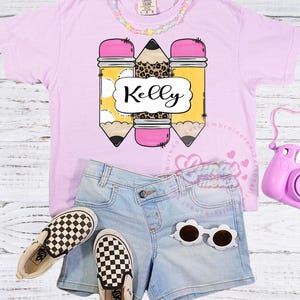 Personalized back to school shirt, First day of school shirt, custom school shirt, school shirt for girls , kindergarten shirt, girls  shirt