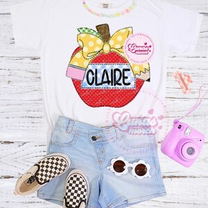 Personalized back to school shirt, First day of school shirt, custom school shirt, school shirt for girls , kindergarten shirt, girls  shirt