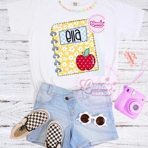 Personalized back to school shirt, First day of school shirt, custom school shirt, school shirt for girls , kindergarten shirt, girls  shirt