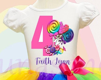 Candy land tutu out fit