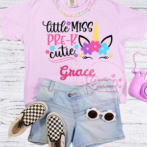 Personalized back to school shirt, First day of school shirt, custom school shirt, school shirt for girls , kindergarten shirt, girls  shirt