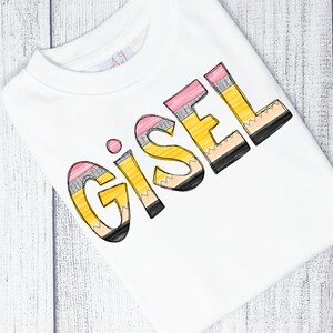 Personalized back to school shirt, First day of school shirt, custom school shirt, school shirt for girls , kindergarten shirt, girls  shirt