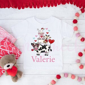 Camicia di San Valentino per ragazze, maglietta di San Valentino per bambini, regalo di San Valentino per ragazze, camicia di San Valentino per bambine, camicia di San Valentino, maglietta di San Valentino per ragazze