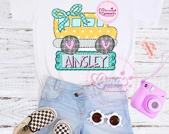 Personalized back to school shirt, First day of school shirt, custom school shirt, school shirt for girls , kindergarten shirt, girls  shirt