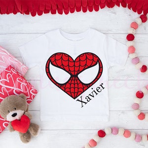 Boy Valentine Shirt,Spiderman Shirt,Marvel,Superhero Shirt,Valentine Shirt,Valentines Day,Kids Valentines,Valentines Gift,Toddler Valentines