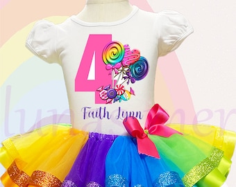 candy land, sweet birthday, candy land tutu out fit, Candy Land Birthday outfit, Candy Birthday Shirt, Sweet Birthday, candy, any number