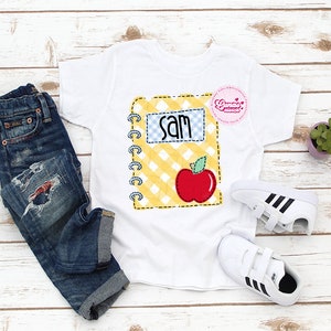 Personalized Back to School Shirt for Boys – First Day of School Tee, Custom Kindergarten Shirt, Boys Name Shirt, Preschool Outfit