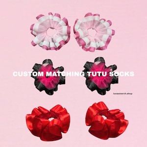 Matching TUTU SOCK ANKLET For Tutu Set, Message me your request before you order.