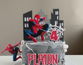 Spider Man Cake Topper