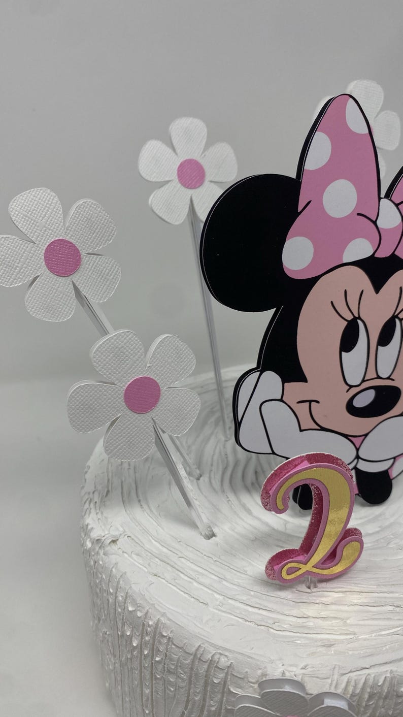 Minnie Mouse Cake Topper - Etsy