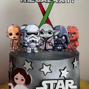 Adorno para tarta de Star Wars