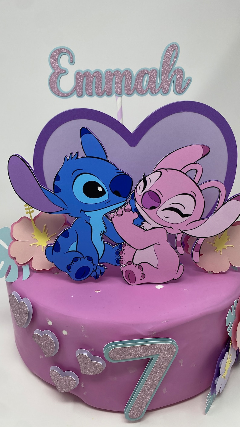 Stitch Cake Topper - Stitch Geburtstag - Stitch Party Bild 3