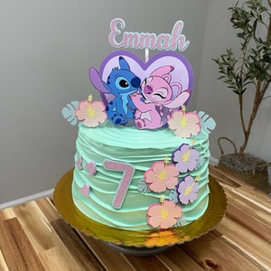 Stitch Cake Topper - Stitch Geburtstag - Stitch Party Bild 2