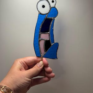 ステンドグラスのミープの植物支柱 - スポンジボブ風インテリア