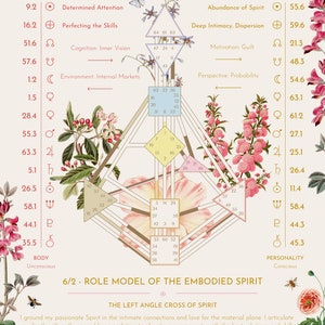 Human Design Customized Chart Poster zdjęcie 5