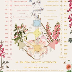 Human Design Customized Chart Poster zdjęcie 4