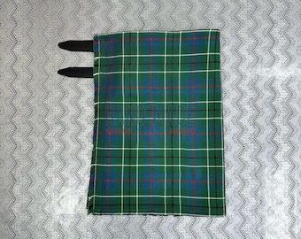 Kilt tradicional feito à mão com xadrez antigo Duncan - Tartan do clã antigo Duncan