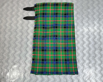 Traditional Handmade Reid Green Tartan Kilt - Reid Green Tartan