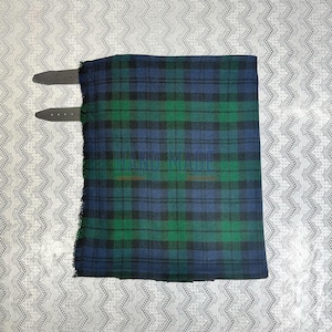 Traditional Handmade Black Watch Tartan Kilt - Black Watch Tartan